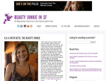 Tablet Screenshot of beautyjunkieinsf.com